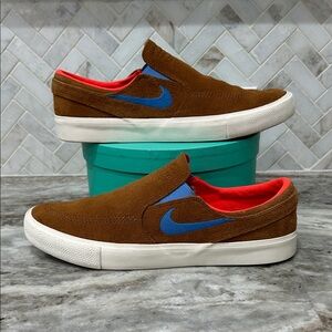 Nike Suede Slip Ons